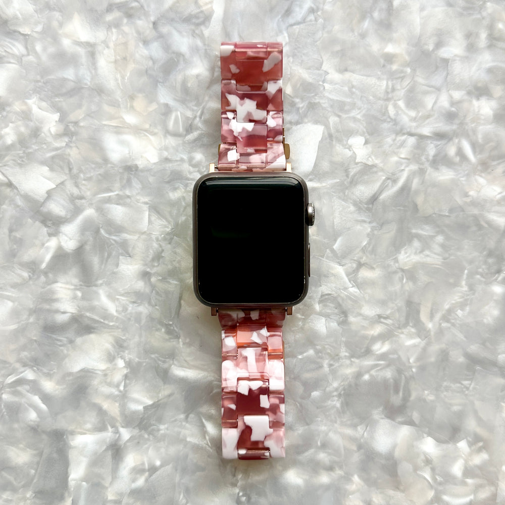 Apple Watch Band in Pink Glove Service