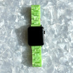 Acrylic Apple Watch Band in Feelin' Just Lime Green