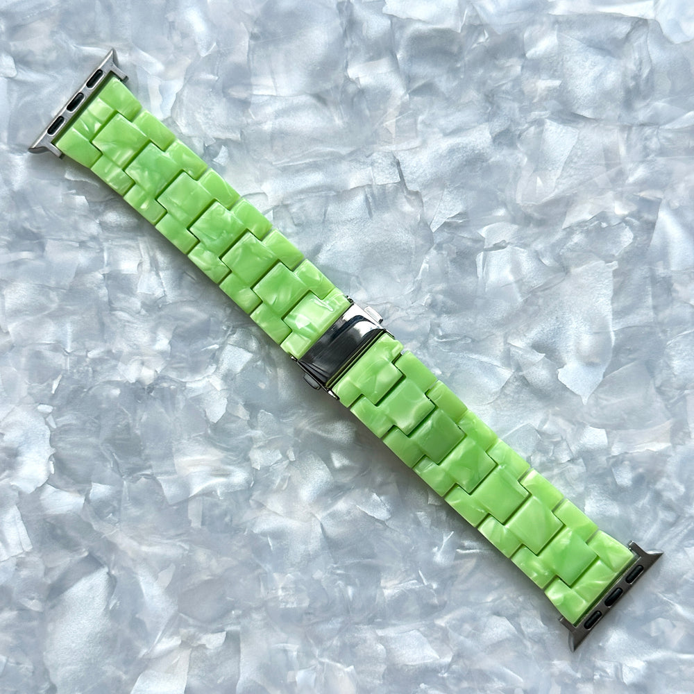 Acrylic Apple Watch Band in Feelin' Just Lime Green Main