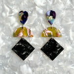 Hemisphere Drop Earrings in Ultra Dare