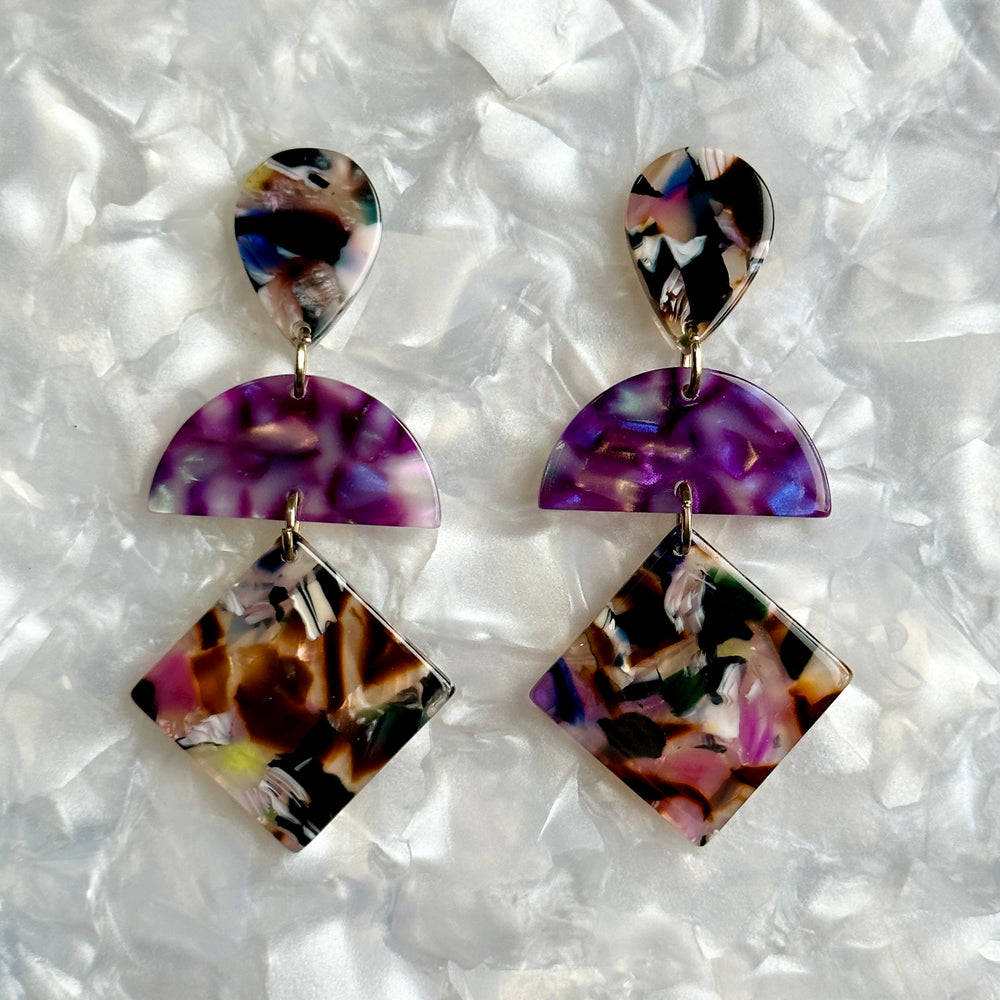 Hemisphere Drop Earrings in Sweet Thing