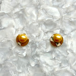 Stud Earrings in Busy Bee