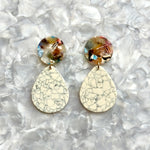 Teardrop Earrings in You Crackle Me Up