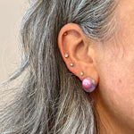 Stud Earrings in Tickled Fancy