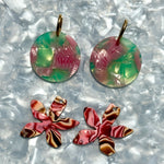 Convertible Hoop Earrings in Off Tropic