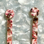 Matchstick Drop Earrings in Peppermint Kiss