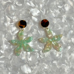 Flower Drop Earrings in Beleaf in Yourself