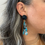 Petal Drop Earrings in Feeling Bluetiful