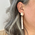 Matchstick Drop Earrings in Moonstone