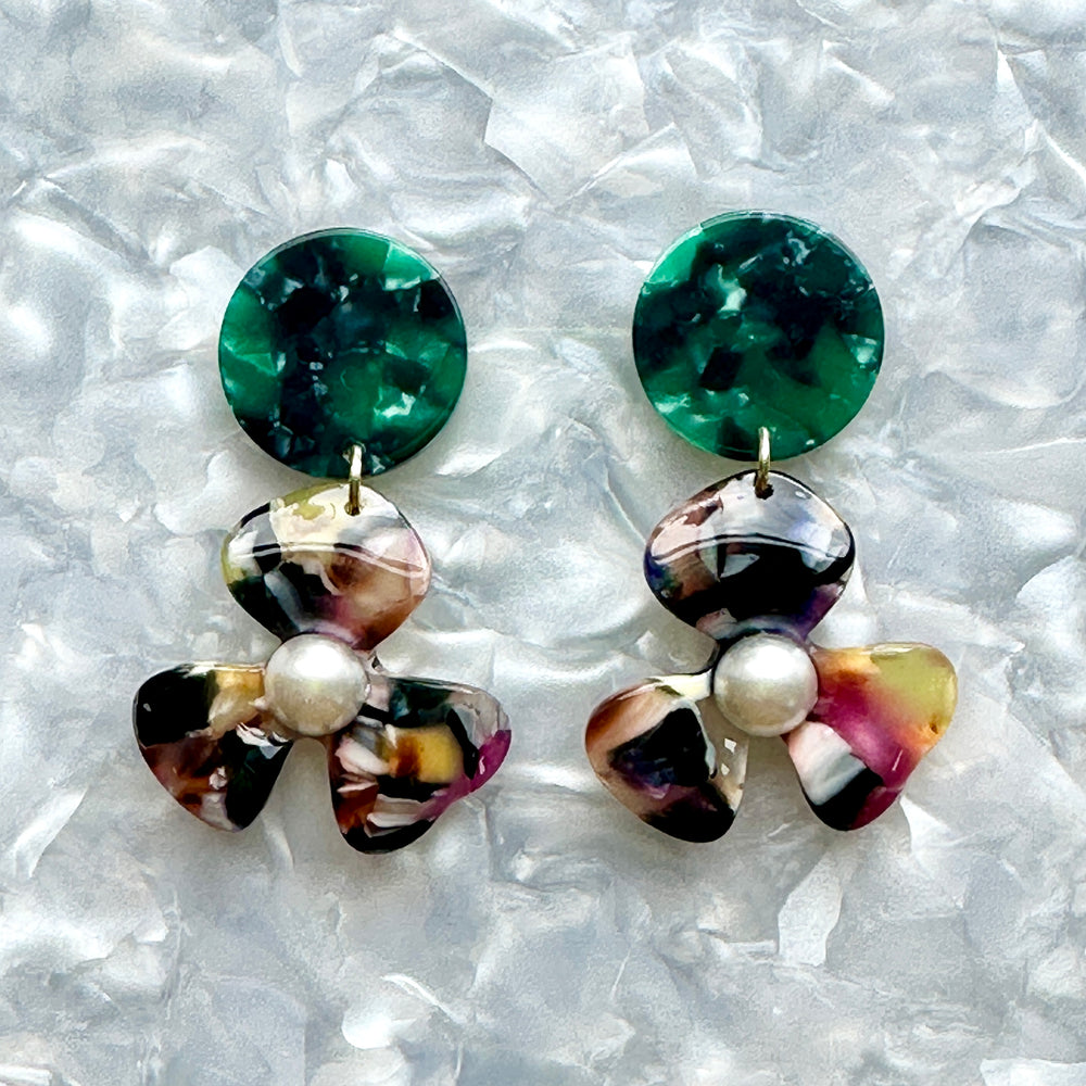 Pearl Water Poppy Drop Earrings in More Color, Less Problems!
