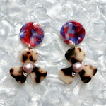Pearl Water Poppy Drop Earrings in No Sympathy