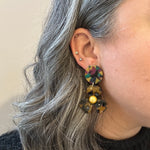 Pearl Water Poppy Drop Earrings in Cliffside