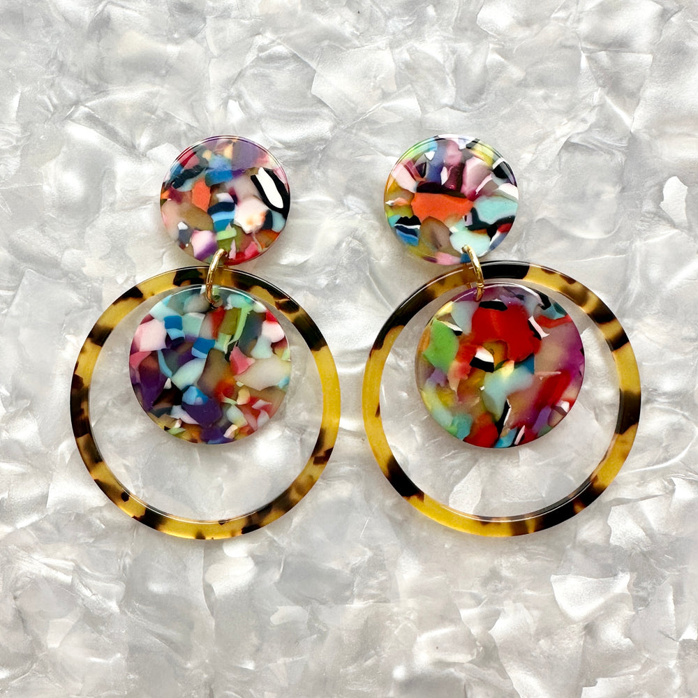 Orbital Drop Earrings in Out Of This World