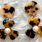 Pearl Water Poppy Drop Earrings in Classic AF!