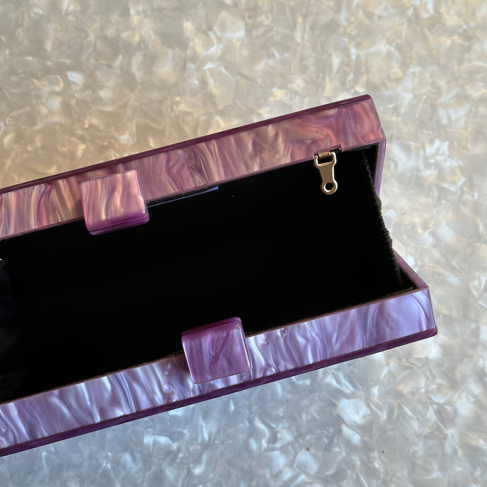 Acrylic Party Box in Purple