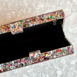 Acrylic Party Box in Multicolor Glitter 2.0