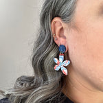 Flower Drop Earrings in Miss Americana