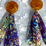 Petal Drop Earrings in Waterlily