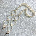 Loop D Loop acrylic Pearl Crossbody Purse Strap