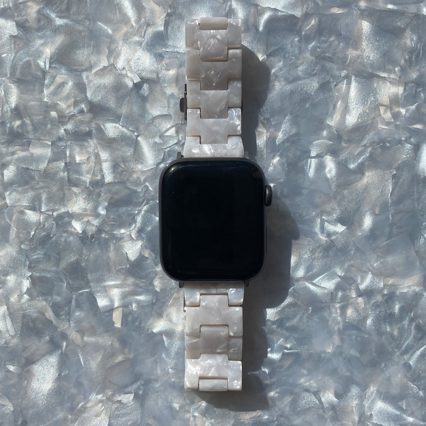 acrylic Apple Watch Band in White