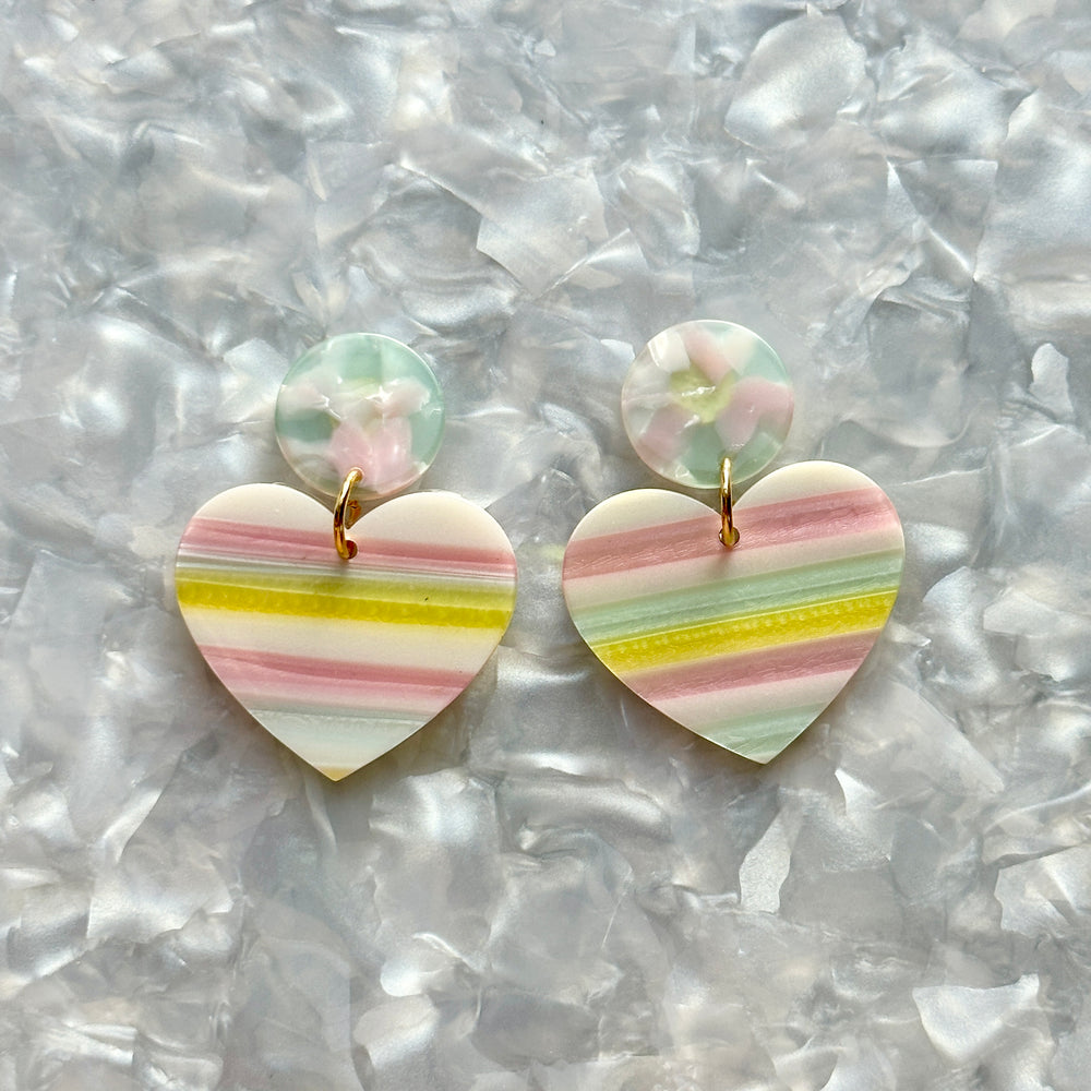 Heart Earrings in Talk Sweet To Me