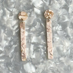 Matchstick Drop Earrings in Moonstone