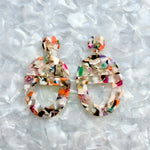 Open Tab Drop Earrings in Hottie Patotti Multi