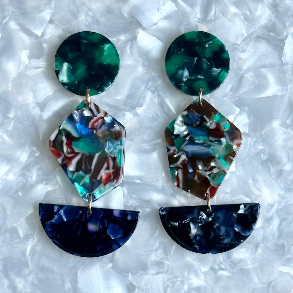 Pendulum Drop Earrings in Force Of Nature