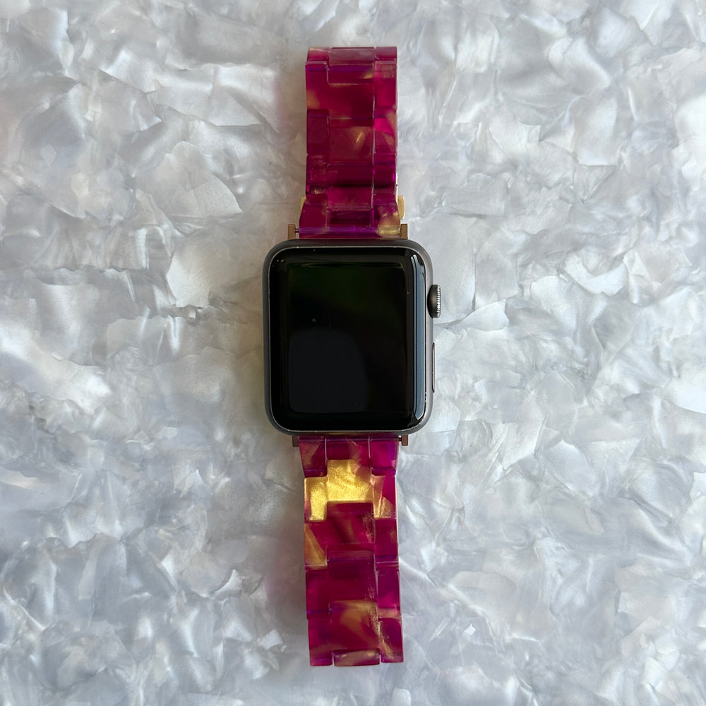 Apple Watch Band in Magenta Me Crazy