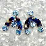 Arch Drop Earrings in You Do Blue