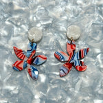 Flower Drop Earrings in Freedom