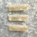 Hair Clip Trio in Opal