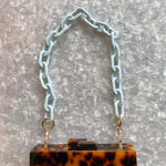 Acrylic Purse Strap in Baby Blue