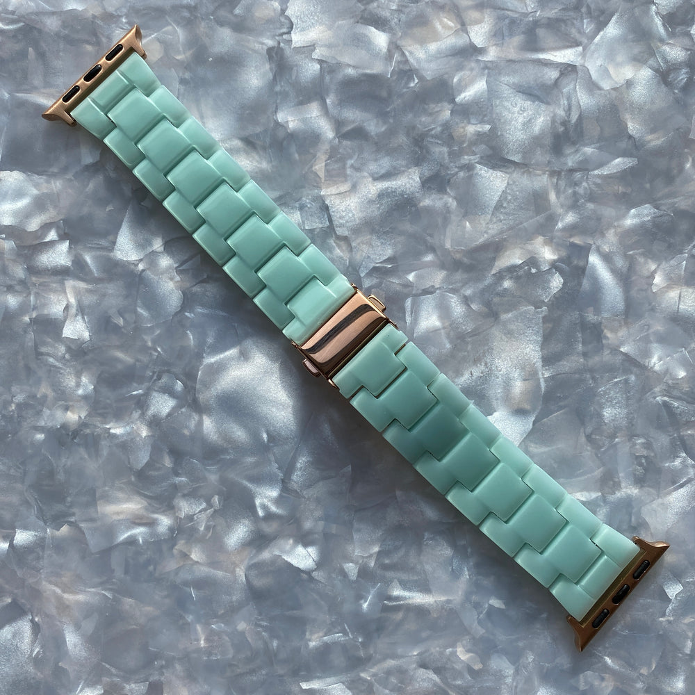 Apple Watch Band in Mint Pearl