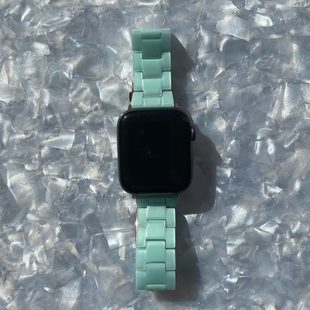 Apple Watch Band in Mint Pearl