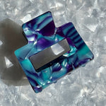 Claw Clip in Blue and Purple