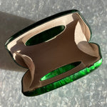Acrylic Mod Clutch in Emerald Bae