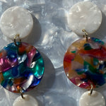 Dot Drop Earrings in Multicolor