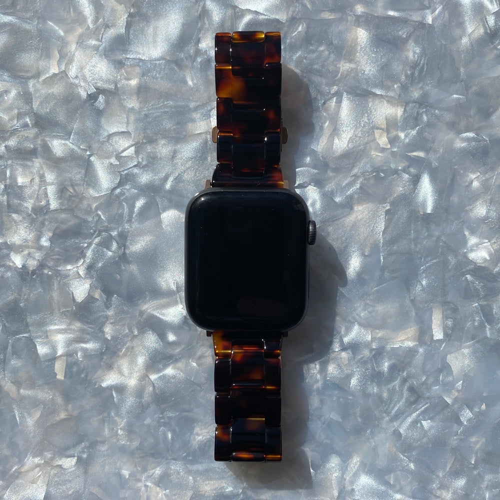 acrylic Apple Watch Band in Tortoise