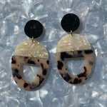 Open Tab Drop Earrings in Chic Into The Night